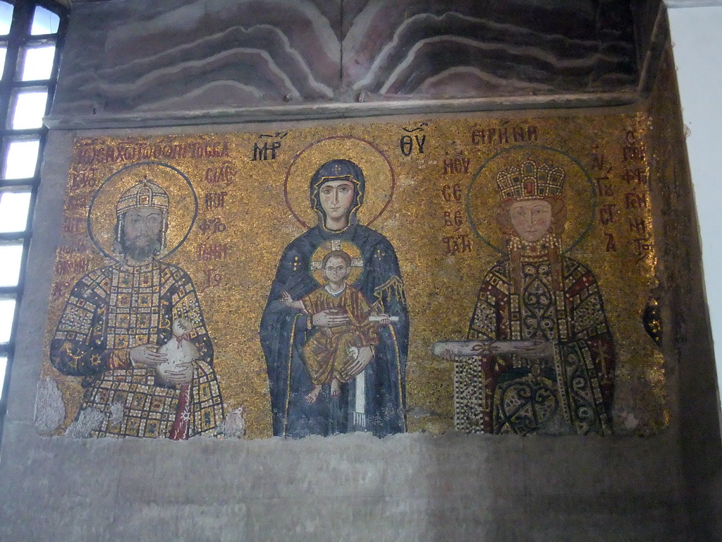 The Comnenus mosaic in the Hagia Sophia