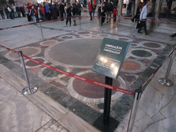 The Omphalion in the Hagia Sophia, with explanation
