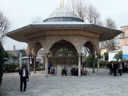 Fountain for ritual ablutions (Sadirvan) just outside the Hagia Sophia