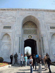 Miaomiao at the Imperial Gate of Topkapi Palace