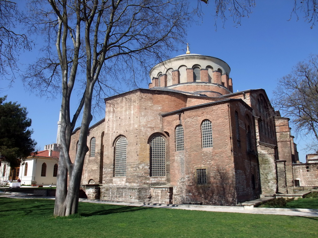 The Church of Hagia Eirene in the First Courtyard of Topkapi Palace