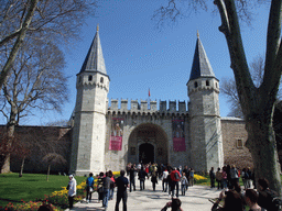 The Gate of Salutation, entrance to the Second Courtyard of Topkapi Palace