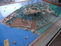 Scale model of Seraglio Point with the Topkapi Palace complex, in the Second Courtyard of Topkapi Palace