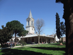 The Tower of Justice (Adalet Kulesi) and the Imperical Council Hall, from the Second Courtyard of Topkapi Palace