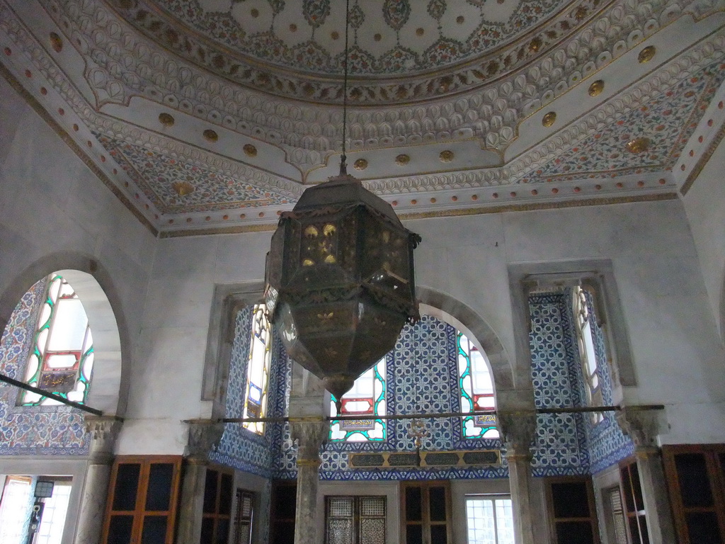 Lamp in the Library of Ahmed III (Enderun Kütüphanesi) in Topkapi Palace