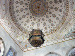 Ceiling with lamp in the Library of Ahmed III in Topkapi Palace