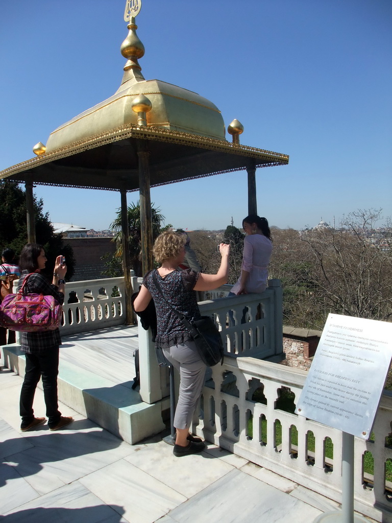 The Iftar Pavilion at the Upper Terrace of Topkapi Palace