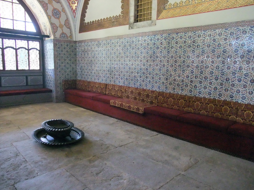 Interior of the Kubbealti at the Imperial Council Hall at the Second Courtyard of Topkapi Palace