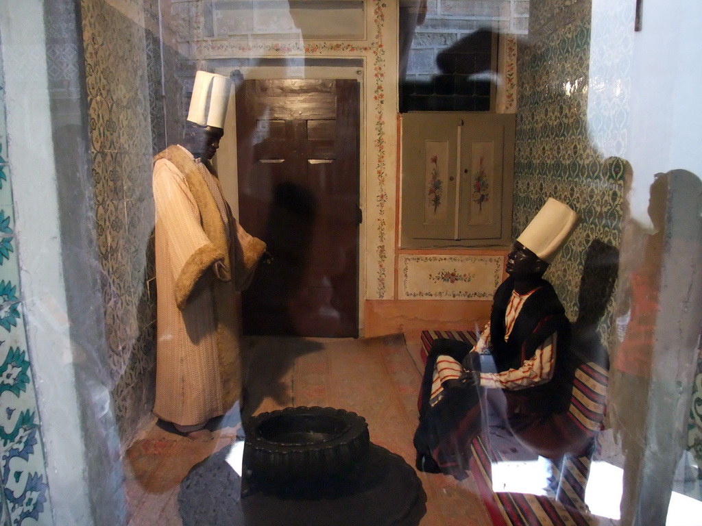 Inside a room at the Courtyard of the Eunuchs at the Harem in the Topkapi Palace