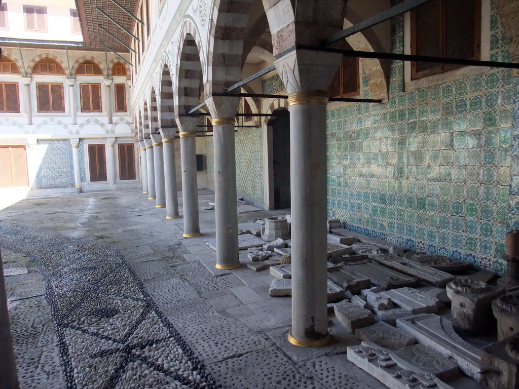 The Courtyard of the Queen Mother at the Harem in the Topkapi Palace