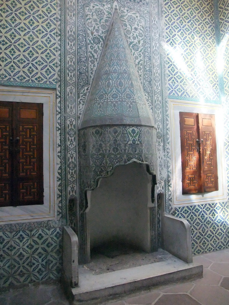Fireplace in the Apartments of the Queen Mother at the Harem in the Topkapi Palace