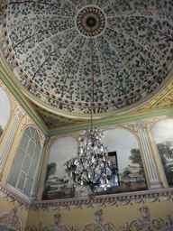 Ceiling and windows in the Apartments of the Queen Mother at the Harem in the Topkapi Palace