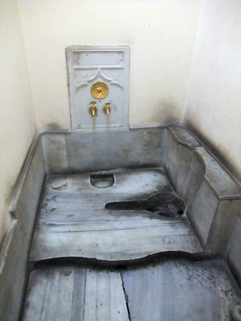 Toilet in the Baths of the Sultan and the Queen Mother at the Harem in the Topkapi Palace