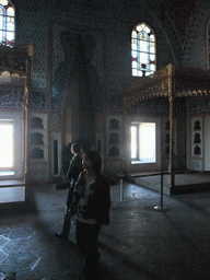 Miaomiao and Nardy in the Privy Chamber of Murat III at the Harem in the Topkapi Palace