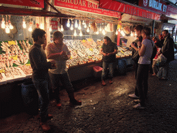 Fish at an open market in the Uskudar district