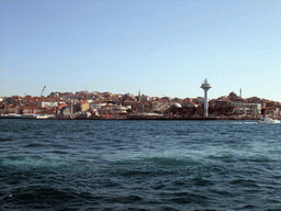 The Uskudar district with the Semsi Pasha Mosque, the Rum Mehmed Pasha Mosque, the Ayazma Mosque and the Yeni Valide Mosque, viewed from the Bosphorus ferry