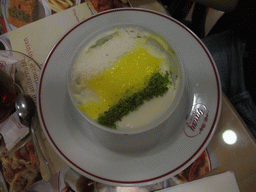 Ice cream in a restaurant at Istiklal Avenue