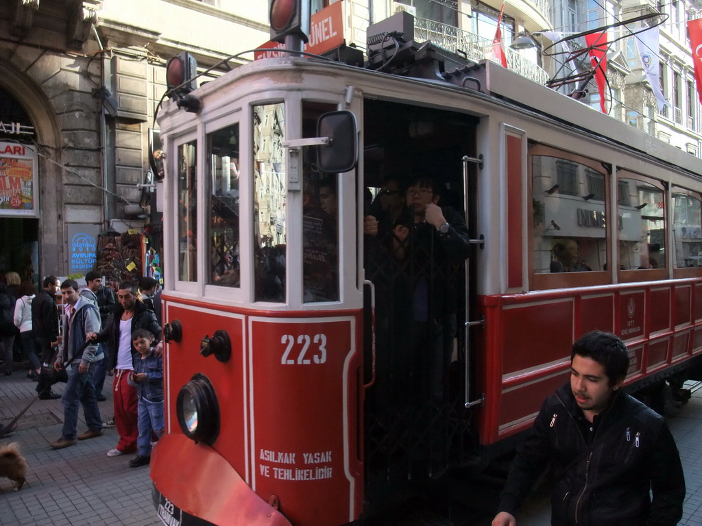 The Nostalgic Tram at Istiklal Avenue