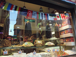 Turkish delight in a shop at Istiklal Avenue