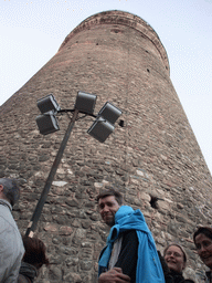 Tim, Ana and Nardy in front of the Galata Tower