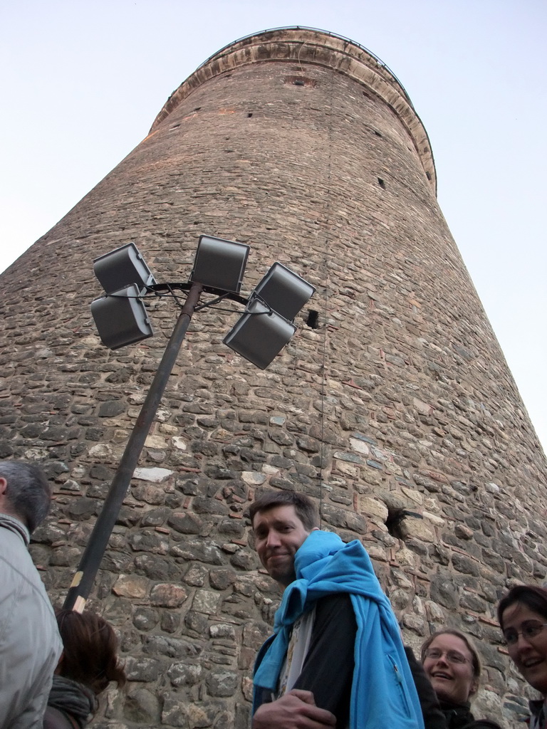 Tim, Ana and Nardy in front of the Galata Tower