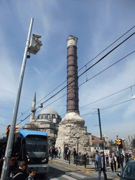 The Column of Constantine and the Atik Ali Pasha Mosque