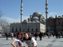 Tim and Miaomiao at the New Mosque