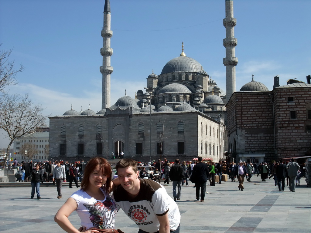Tim and Miaomiao at the New Mosque