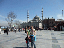 Ana and Nardy at the New Mosque and the Spice Bazaar