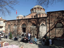 The front of the Church of St. Savior in Chora (Kariye Kilisesi)