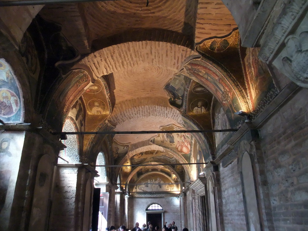 The outer narthex of the Church of St. Savior in Chora