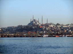 The Süleymaniye Mosque, viewed from the Golden Horn ferry