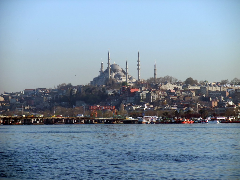 The Süleymaniye Mosque, viewed from the Golden Horn ferry