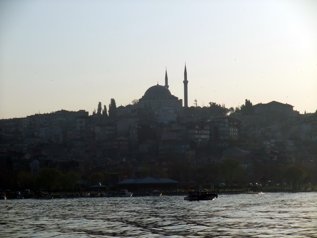 The Fatih Mosque, viewed from the Golden Horn ferry