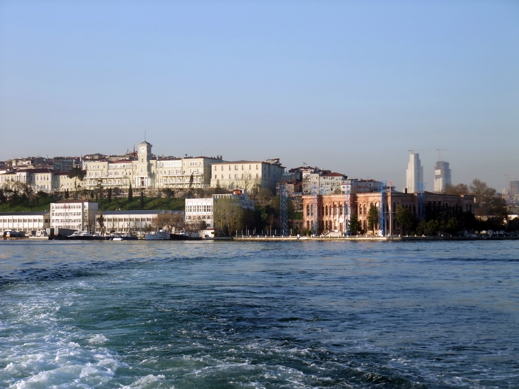 The Istanbul Naval Hospital and the Northern Sea Area Command, viewed from the Golden Horn ferry