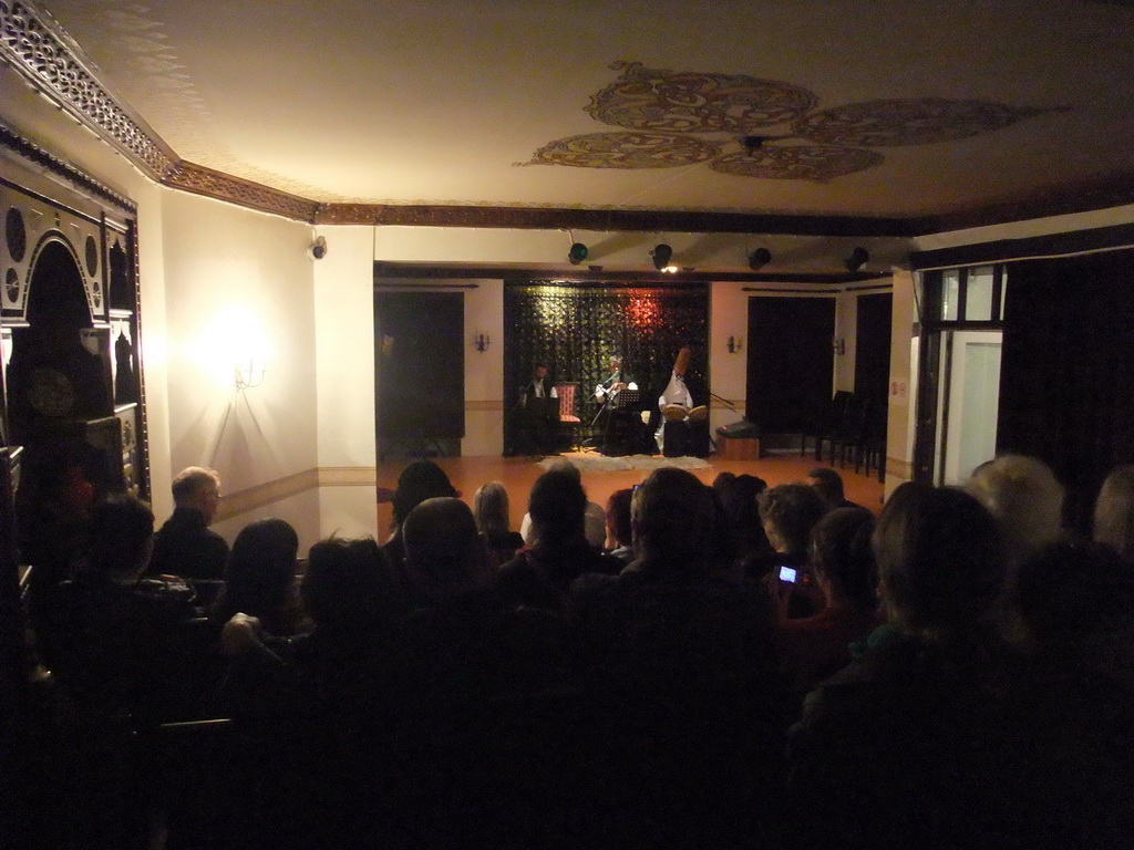 Musicians during the Whirling Dervishes Ceremony at the second floor of the Safran Gozleme restaurant