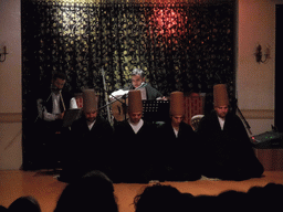 Musicians and dancers during the Whirling Dervishes Ceremony