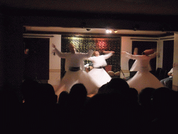 Dancers during the Whirling Dervishes Ceremony