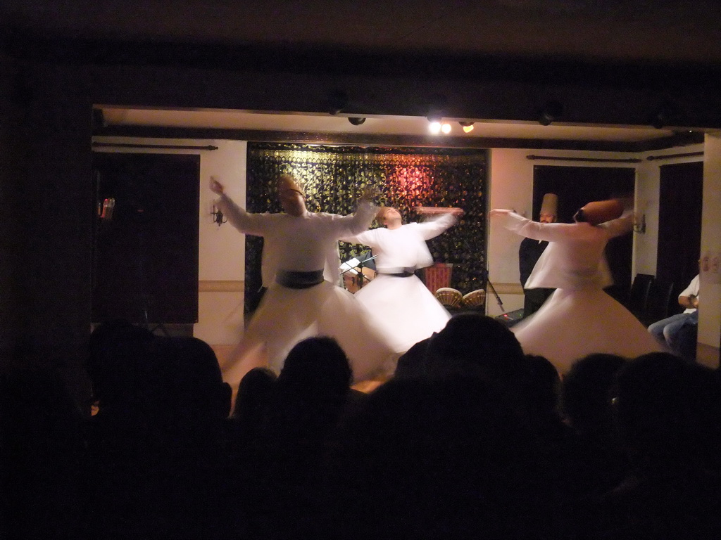 Dancers during the Whirling Dervishes Ceremony