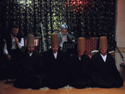 Musicians and dancers during the Whirling Dervishes Ceremony