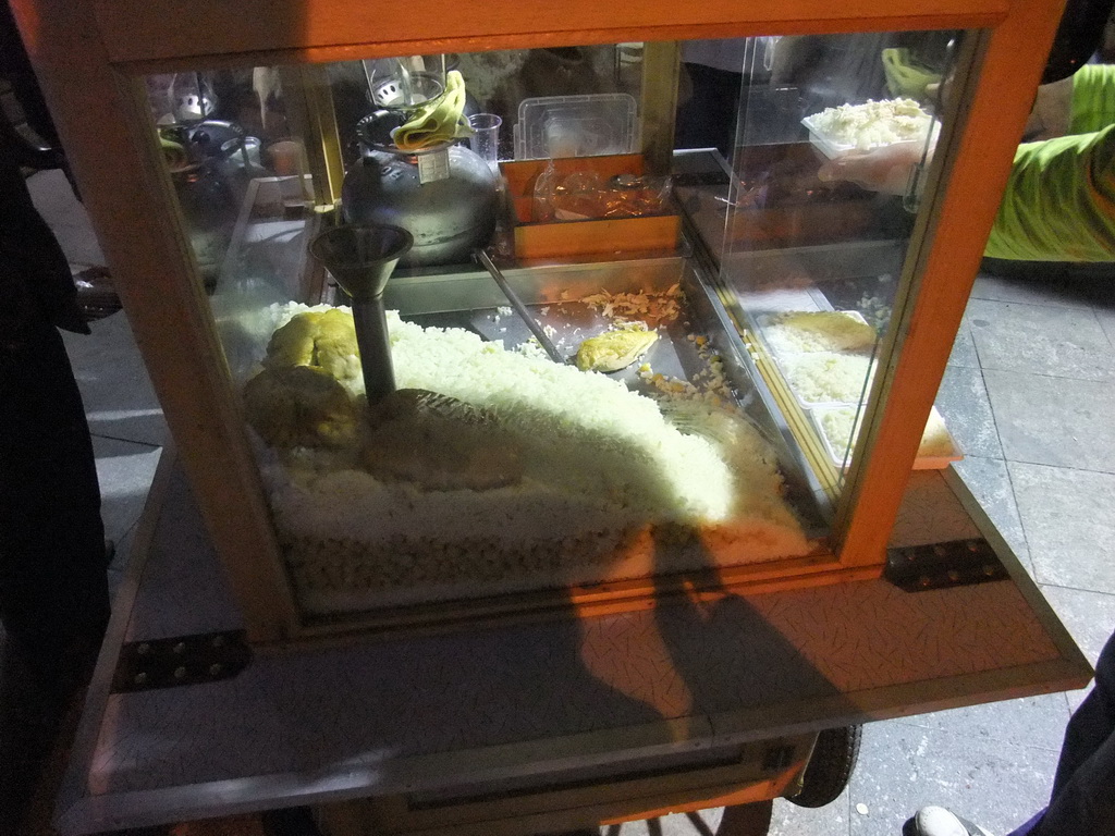 Food stall in front of the Corlulu Ali Pasa Medresesi medrese