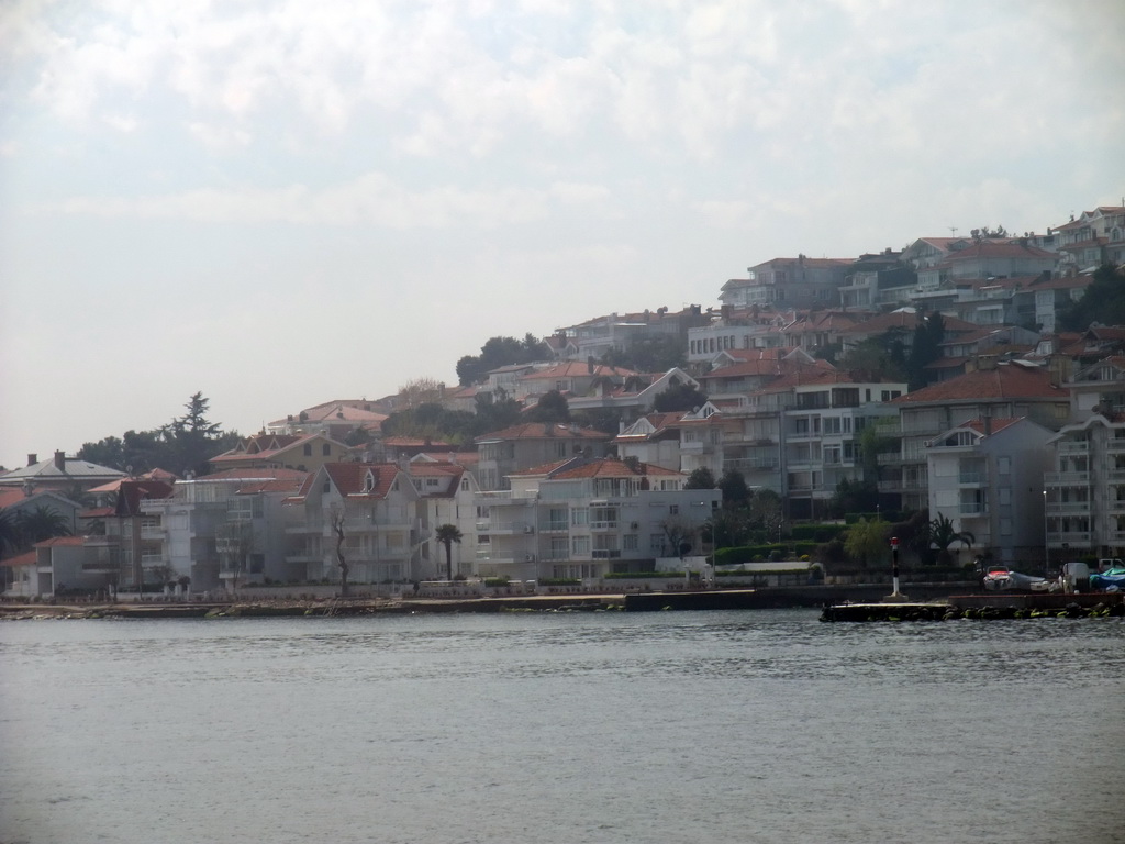 Houses at Kinaliada island, viewed from the ferry