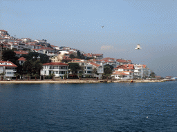 Houses at Kinaliada island, viewed from the ferry