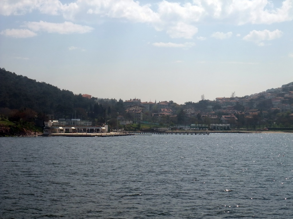 Houses at Heybeliada island, viewed from the ferry