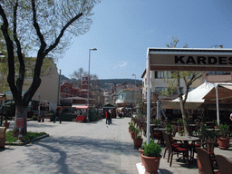 Restaurants at the coastline of Heybeliada island