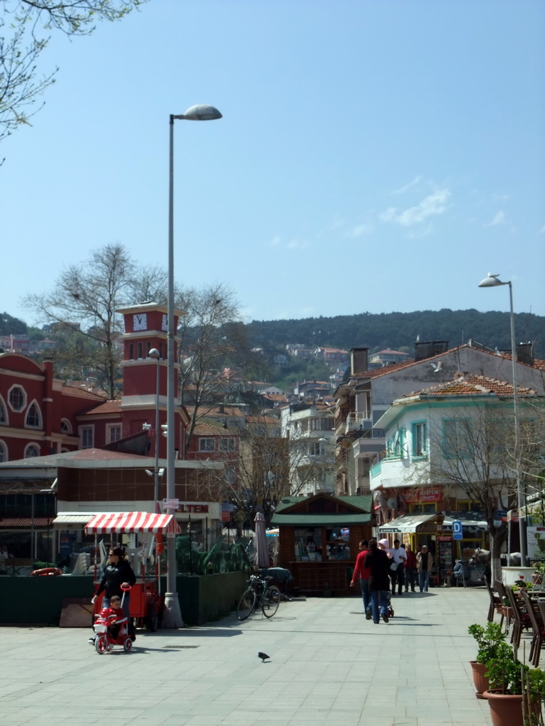 Restaurants at the coastline of Heybeliada island