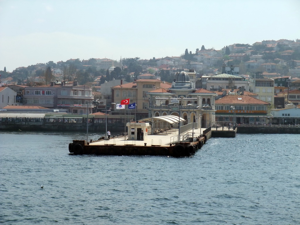 Harbour of Büyükada island, viewed from the ferry