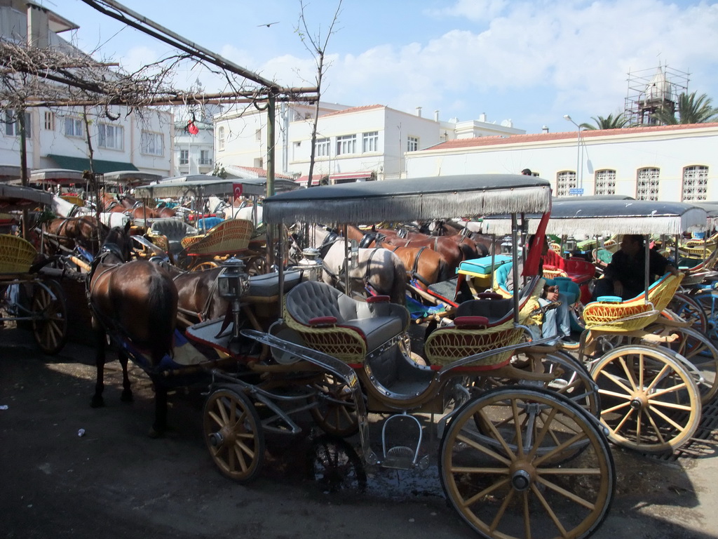 Horses and carriages at Büyükada island