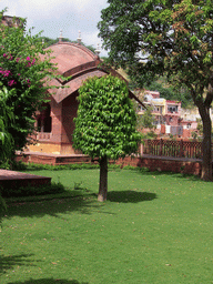 Pavilion and trees at the Amber Fort Garden