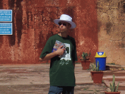 Rick at a square at Jaigarh Fort